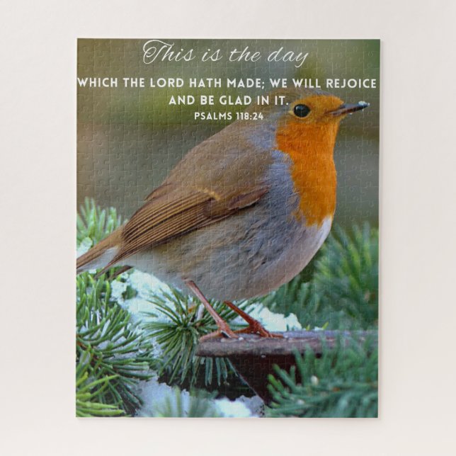 Bible Verse 20x20 Scenic Motivational Puzzle (Vertical)