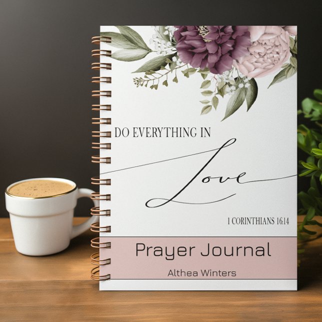 Bible Verse about Love Spiral Prayer Journal (Creator Uploaded)