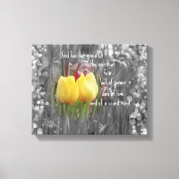 Bible Verse and Tulips