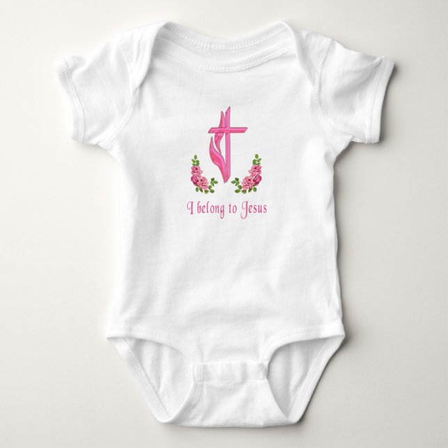 Bible Verse  Baby Bodysuit (Front)