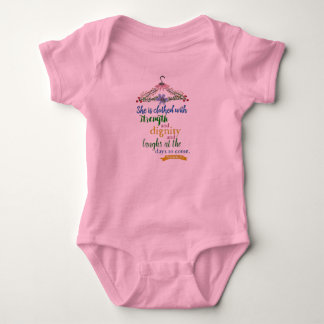 Bible verse baby bodysuit