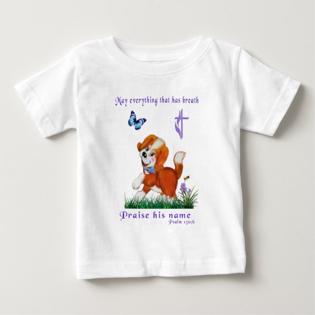 Bible verse baby T-Shirt (Front)