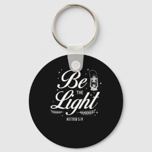 Bible Verse Be The Light Matthew 514 Key Ring