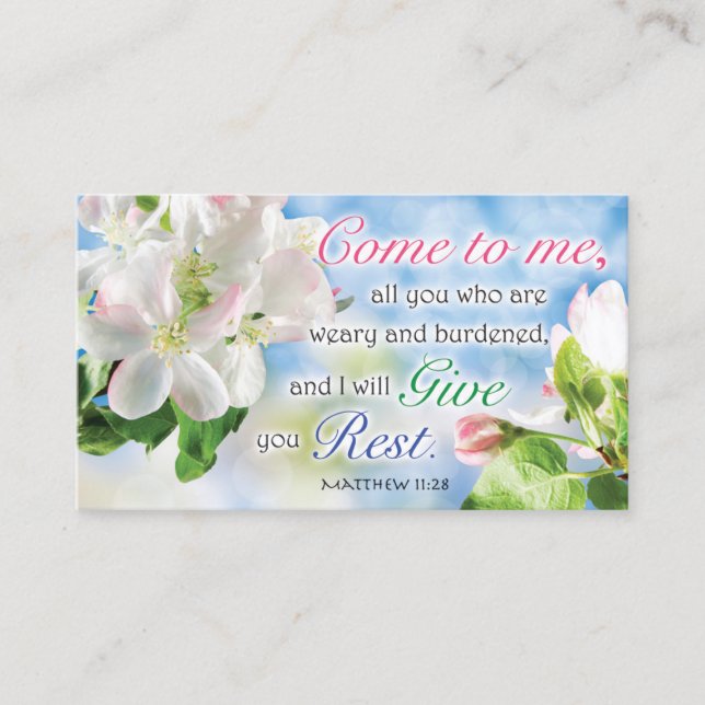 Bible Verse Cards - Religious Motivational Cards (Front)