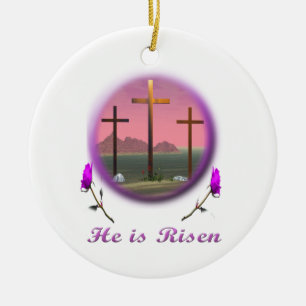 Bible verse ceramic tree decoration