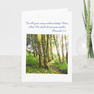 Bible verse Christian Card