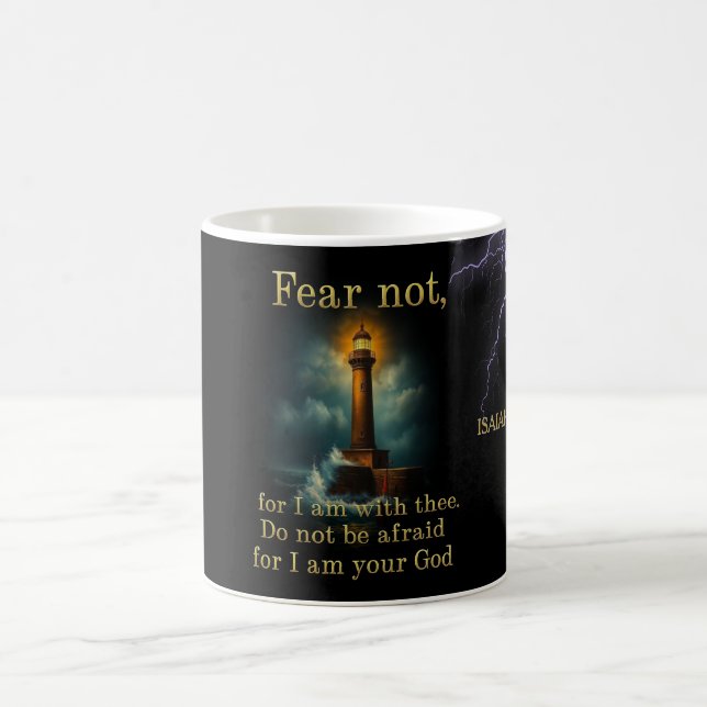 Bible verse christian coffee mug (Center)