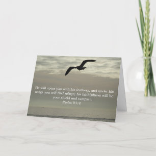 Bible Verse Christian Encouragement Card