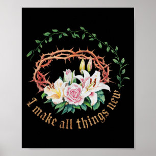 Bible Verse Christian Faith Christianity Church Je Poster