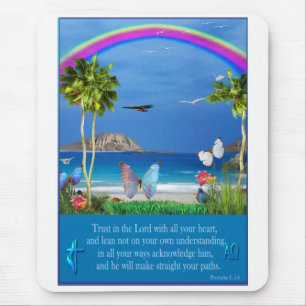 Bible Verse Christian Mouse Mat