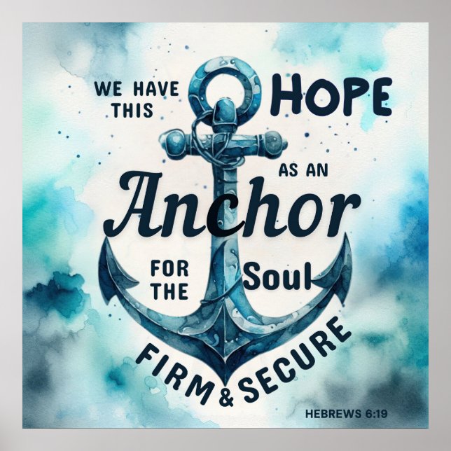 Bible verse Christian poster (Front)