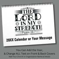Bible Verse Christian Quotes Black White Calendar