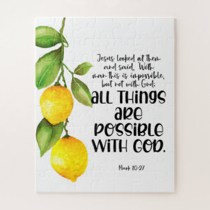 Bible verse citrus lemon Puzzle