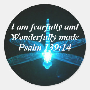 Bible Verse Classic Round Sticker