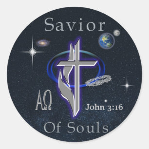 Bible Verse Classic Round Sticker