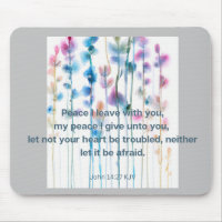 Bible verse comfort bright water-coloured flowers