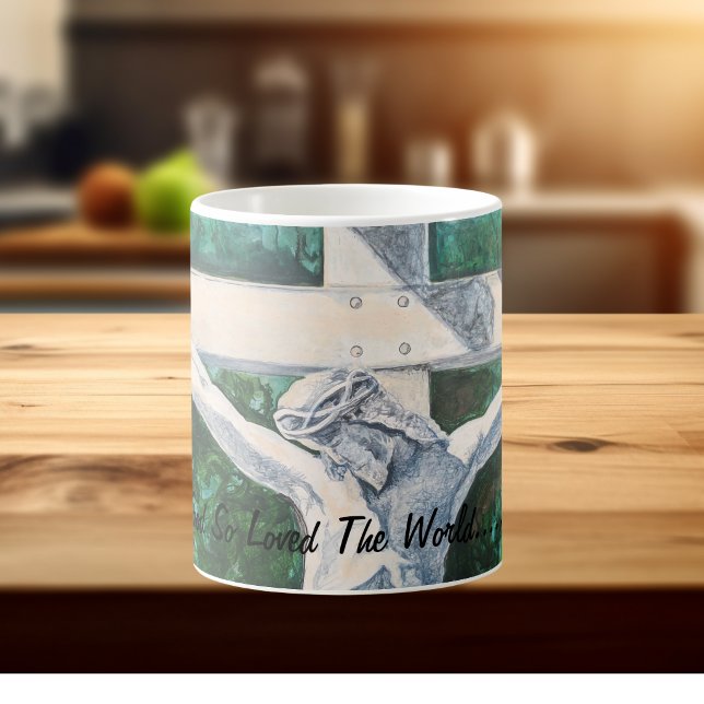 Bible Verse Cross Art John3:16  Coffee Mug (Creator Uploaded)