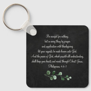 Bible Verse Custom Christian Gift Keychain