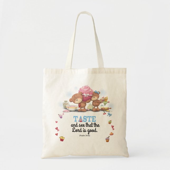 Bible verse cute cloth bag (Front)