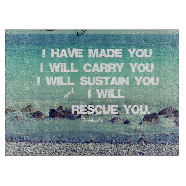 Bible Verse Cutting Board (Front)