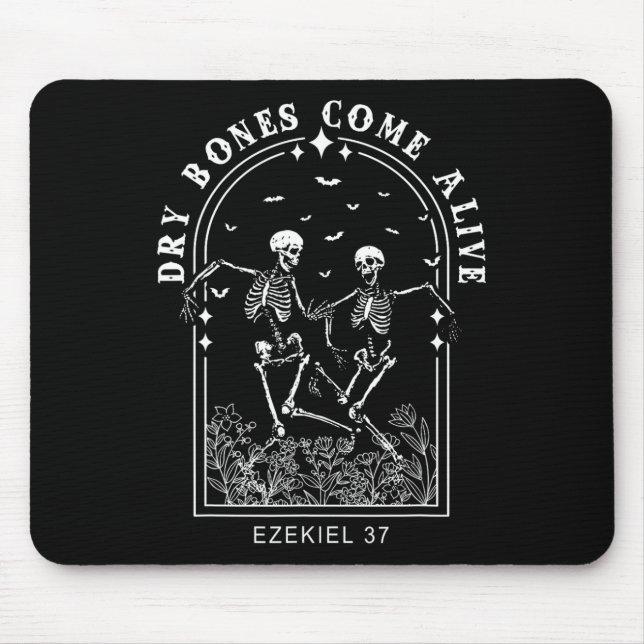 Bible Verse Dry Bones Come Alive Christian Jesus  Mouse Mat (Front)