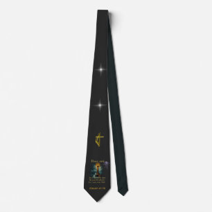 Bible Verse Fear not for I am with thee Tie