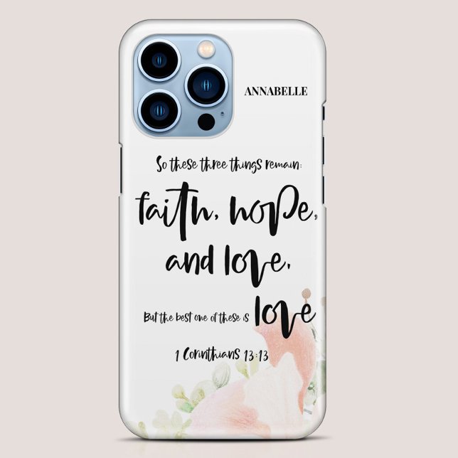 Bible Verse Floral  iPhone 15 Case (Creator Uploaded)