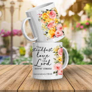 Bible Verse Floral Love of God Coffee Mug