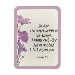 Bible verse Floral Magnet
