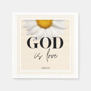 Bible verse Floral scripture  Napkin