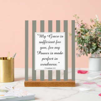 Bible Verse for Comfort and Encouragement Acrylic Sign