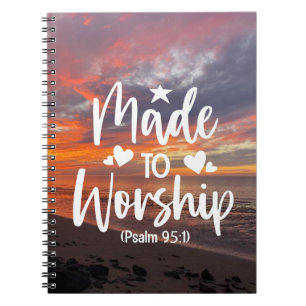 Bible verse for Worship Notebook