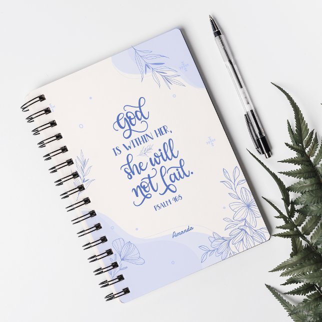 Bible Verse God Is Within Her Gift For Her Notebook (Creator Uploaded)