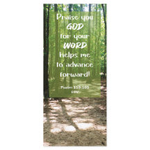 Bible Verse GOD's Word Leads Me Bookmark