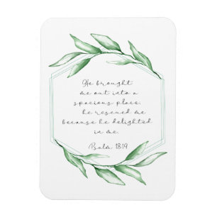 Bible verse Greenery Magnet