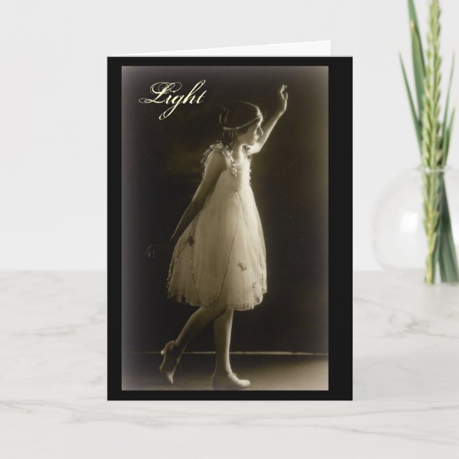 Bible Verse Greeting Card Light (Front)