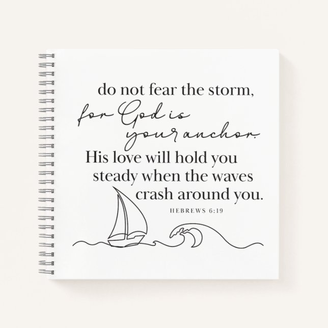 BIBLE VERSE - Hebrews 6:19 - Journal (Front)