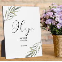 Bible verse Hebrews leaves scripture  Plaque