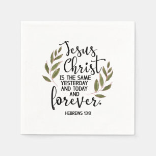 Bible verse Hebrews  Napkin