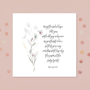 Bible verse Hebrews Square  Napkin