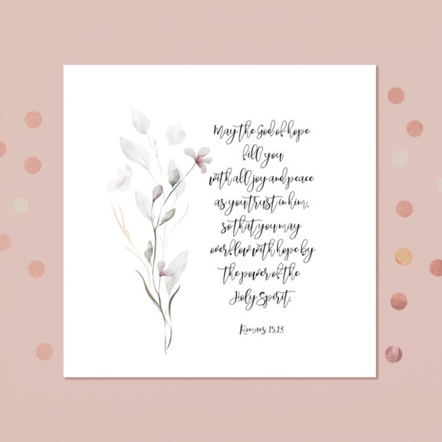 Bible verse Hebrews Square  Napkin (Creator Uploaded)