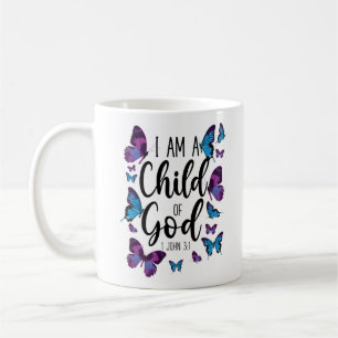 Bible Verse I Am A Child Of God 1 John 3:1 Coffee Mug