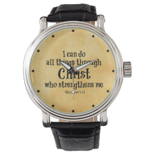 Bible Verse: I can do all things through Christ Watch