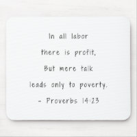 Bible verse In all labour Proverbs 14:23