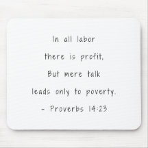Bible verse In all labour Proverbs 14:23