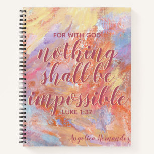 Bible Verse Inspirational Faith Bullet Journal