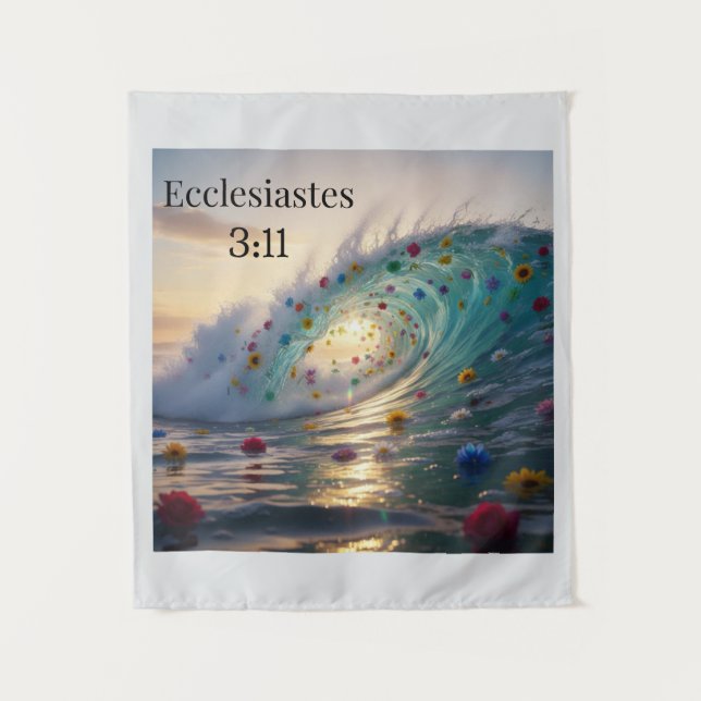 Bible Verse Inspired Tapestry (Front)