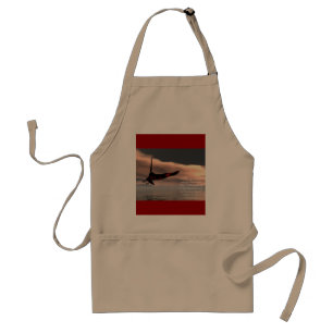 Bible Verse Isaiah 40: 28-31 with Eagle Standard Apron