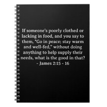 Bible Verse James 2:15 - 16