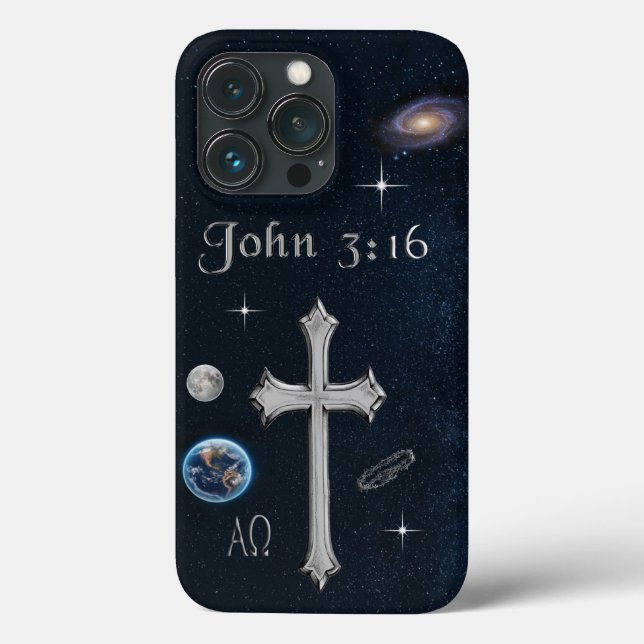 Bible Verse John 3:16 Case-Mate iPhone Case (Back)